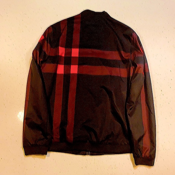 Black Jacket with Red Pattern - Picture 3 of 6